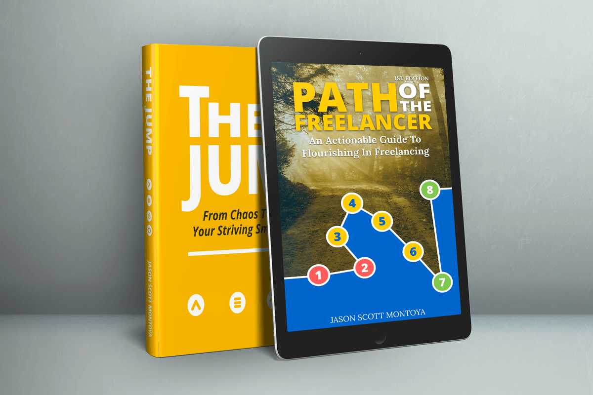 book combo: jump and path of the freelancer