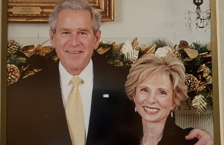 deenie mckeever meets George Bush