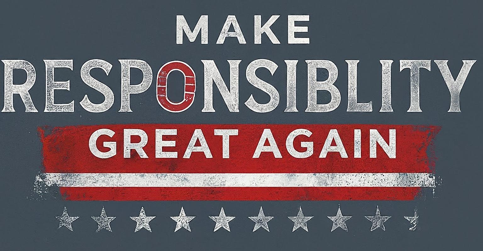 make responsibility great again graphic