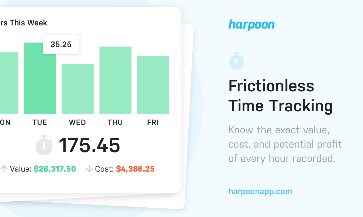 frictionless time tracking by harpoon