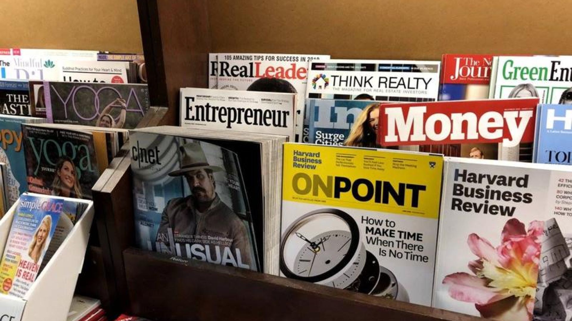 Entrepreneur Magazine on Barnes & Noble Book Shelf