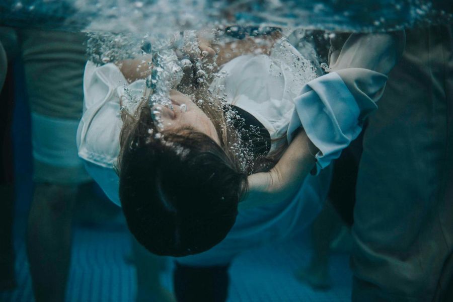 baptism, submerged